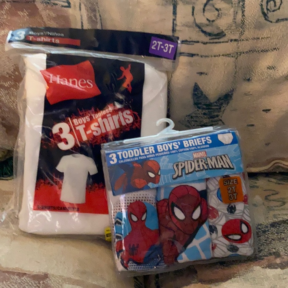 Toddler T-shirts and briefs